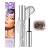 Mascara à paillettes, violet scintillant, mascara diamant, mascara à paillettes, imperméable, pour extension et volume, pour ...