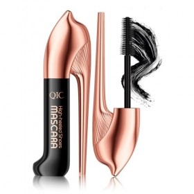 Mascara créatif pour talons hauts, mascara noir allongeant et épaississant naturel, waterproof et anti-bavures pour des cils 