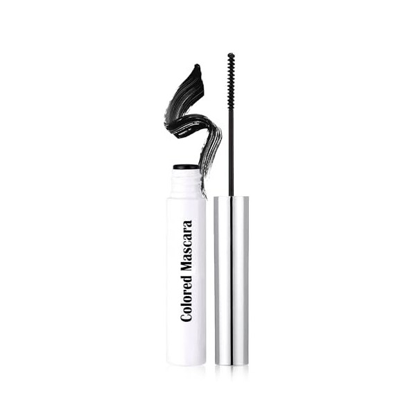 Mascara Coloré Kit, 2 Colors Vert Émeraude Vert, Fibre 3D Volume & Courbe Not Blooming Eyelashes Allongeant Curling, Mascara ...