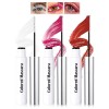 Mascara Coloré Kit, 2 Colors Vert Émeraude Vert, Fibre 3D Volume & Courbe Not Blooming Eyelashes Allongeant Curling, Mascara ...