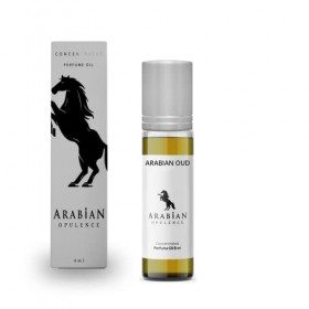 Roses Arabia Bouteille de parfum pour le corps Opulence arabique.