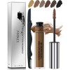 Mascara pour sourcils - Gel gris - Imperméable - Résistant à la transpiration - Pour sourcils teintés et pleins - Couleur des