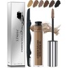 Mascara pour sourcils - Gel gris - Imperméable - Résistant à la transpiration - Pour sourcils teintés et pleins - Couleur des