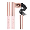Mascara Waterproof Bleu pour Cils Courts et Fins-2Pcs Ultra-Fine Mascara Volume et Longueur, Longue Durée, Résistant aux Tach
