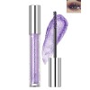 Mascara à paillettes 4D or argenté-2 couleurs Mascara pailleté Volume et Longueur, Mascara Coloré Waterproof et Longue Durée,...