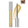 Mascara à paillettes 4D or argenté-2 couleurs Mascara pailleté Volume et Longueur, Mascara Coloré Waterproof et Longue Durée,...