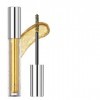 Hppsctink Mascara Diamonds, 3.2g Mascara Waterproof Non-Smudge, Yeux étincelants, Allongeant et Volumisant, Doré, mascara