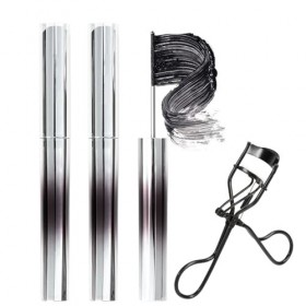 Lot de 2 mascaras Ironeye, recourbe-cils 3D, mascaras Iron Wand, mascara Ironeye naturel, allongeant et nourrissant, waterpro