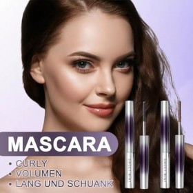 Lot de 2 mascaras Iron Eye - 3D Curling - Longue durée - 0,55 mm - Brosse métallique ultra fine - Livré avec une pince à cils