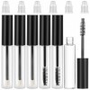 Lot de 6 tubes de mascara vides rechargeables de 10 ml avec bâton à cils et entonnoirs en caoutchouc, pour crème de cils DIY 