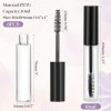 Lot de 6 tubes de mascara vides rechargeables de 10 ml avec bâton à cils et entonnoirs en caoutchouc, pour crème de cils DIY 