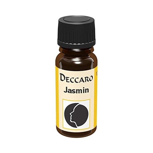 DECCARO Huile aromatique Jasmin, 10 ML Huile de Parfum 