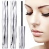 Ironeye Lot de 2 mascara avec brosse en métal pour cils naturels et volumineux, mascara imperméable pour un look longue durée