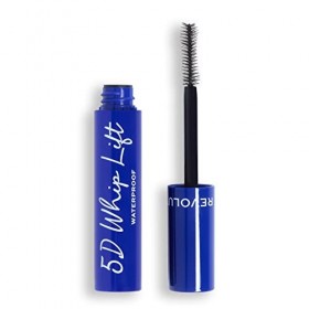 Makeup Revolution 5D Whip Lift Waterproof Mascara, massima tenuta, lunghezza e volume, lunga durata, resistente alle sbavatur