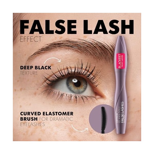 Catrice - Mascara Faux Cils Glam & Doll - 10 Noir Lot de 2 Mascara