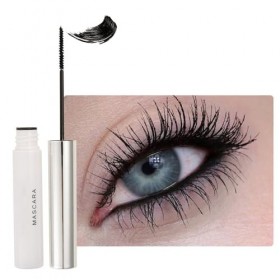 Mascara ultra fin résistant à leau 5D noir pour cils longs, noir profond pour volume & définition, mascara à cils résistant 