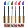 Mascara à fibres de cils, Mascara imperméable de 6 couleurs longue durée charmant, Mascara imperméable volumineux pour cils p