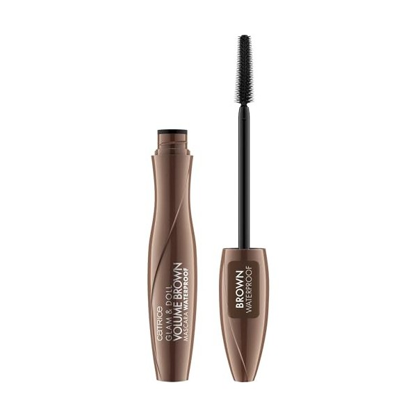 Catrice Cosmetics Glam et Doll Volume Brown Mascara Waterproof, Augmentant Le Volume, Mettant en Valeur LOeil, Allongeant, M ...