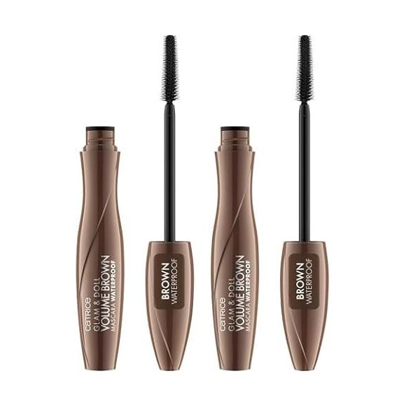 Catrice Cosmetics Glam et Doll Volume Brown Mascara Waterproof, Augmentant Le Volume, Mettant en Valeur LOeil, Allongeant, M ...