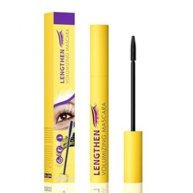 Qilnyeh Mascara Volume Intense et Longueur Illimitée, Mascara noir 4d Curling Lash Extension des cils, cosmétique longue, 10 ...