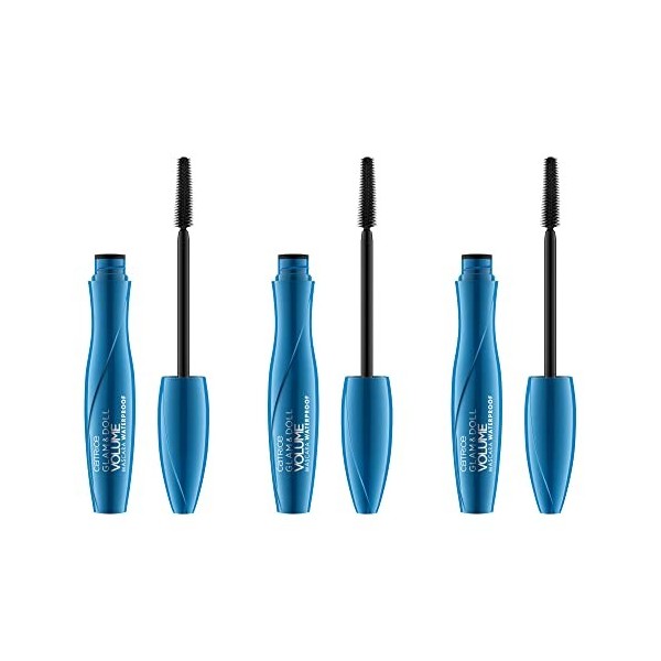 Catrice - Mascara Glam & Doll Volume Waterproof - 10 Black Lot de 2 Mascara