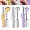 Pakivs 3Pcs Glitter Shimmer Mascara Colorépour les cils,diamant 3 couleurs, Mascara nacré imperméable longue durée, Maquillag
