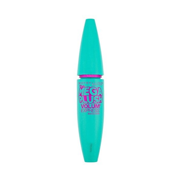 Maybelline New York Mega Plush Volum Express Black Mascara 9.6ml Carded