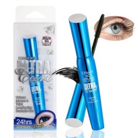 Mascara Waterproof 5D Noir Mascara longs cils Deep Black Mascara pour volume & définition, résistant aux taches et non agglom