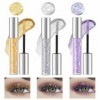 Mascara Pailleté Volume et longueur Longue durée Scintillant Waterproof Curl,Anti-Sweat,No Blooming,Multi Colored for Eyelash