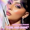 Mascara Pailleté Volume et longueur Longue durée Scintillant Waterproof Curl,Anti-Sweat,No Blooming,Multi Colored for Eyelash