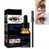Dyceittdia Mascara à Lhuile de Ricin, 10ml Soin Liquide pour les Cils, Huile de Ricin pour Les Cils, Conditionneur pour cils