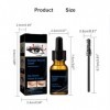 Dyceittdia Mascara à Lhuile de Ricin, 10ml Soin Liquide pour les Cils, Huile de Ricin pour Les Cils, Conditionneur pour cils