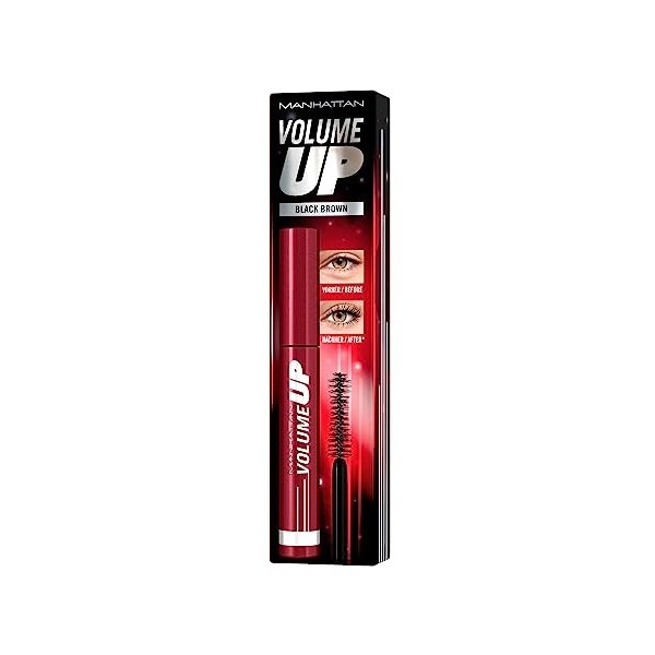 Manhattan Mascara Volume Up - Black Brown - Mascara Volume Brun Foncé - 8 ml Mascara