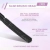 2 Pièces Mascara Brosse Metallique,Double Face Metal Mascara,Résistant À Leau,Cils 3d,Allongeant Et Nourrissant,Séchage Rapi