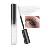 Mascara à Paillettes, Argent Violet Or, 3Pcs Colored Mascara, Diamant Pailleté Longue Durée Waterproof, Couleur Volume et Lon...
