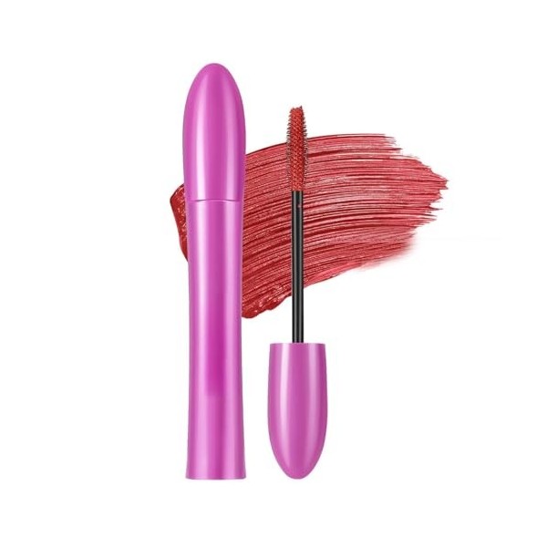 GL-Turelifes Mascara coloré Mascara coloré Charmant, brosse épaisse, boucle, mascara durable avec des cilpes épaisses et long