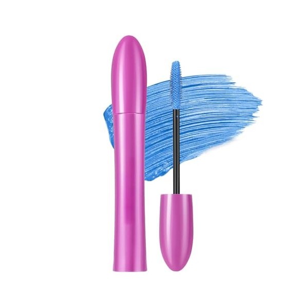 GL-Turelifes Mascara coloré Mascara coloré Charmant, brosse épaisse, boucle, mascara durable avec des cilpes épaisses et long