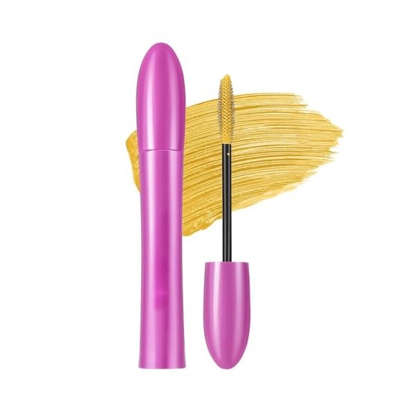 GL-Turelifes Mascara coloré Mascara coloré Charmant, brosse épaisse, boucle, mascara durable avec des cilpes épaisses et long