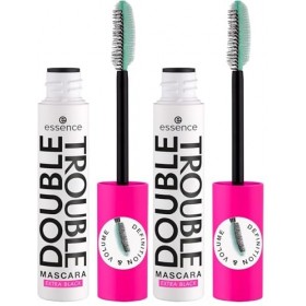 Essence - Mascara Double Trouble - Extra Black Lot de 2 