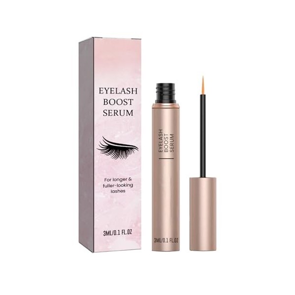 Sérum de Croissance, Sérum pour Faire Pousser les Cils, Sérum Nourrissant pour Cils, Mascara, Avec de Lacide Hyaluronique et