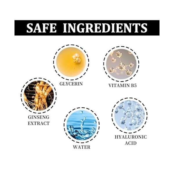 Sérum de Croissance, Sérum pour Faire Pousser les Cils, Sérum Nourrissant pour Cils, Mascara, Avec de Lacide Hyaluronique et