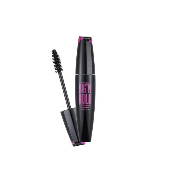Flormar Big and Bold Mascara Volume Noir – Mascara Femme Allongeant et Recourbant pour Cils Intenses avec Effet Faux Cils, Ma...