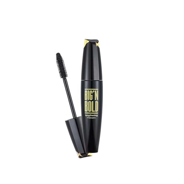 Flormar Big and Bold Mascara Volume Noir – Mascara Femme Allongeant et Recourbant pour Cils Intenses avec Effet Faux Cils, Ma...