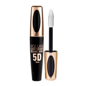 Alide Mascara Blanc 5D Waterproof 10 Ml, Mascara Volumisant, Recourbant Et Durable, Maquillage blanc 
