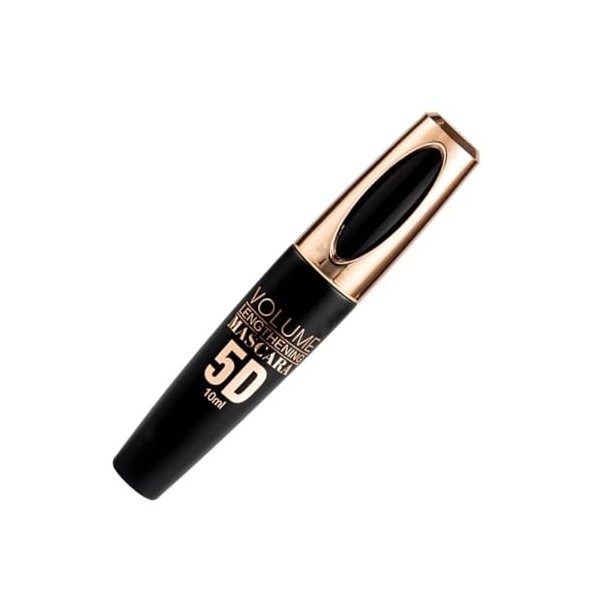 Alide Mascara Blanc 5D Waterproof 10 Ml, Mascara Volumisant, Recourbant Et Durable, Maquillage blanc 