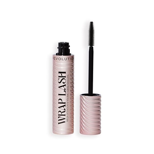 Revolution, Mascara Tubing Wrap Lash, Anti-Bavure et Résistant à lEau pour Longueur et Volume, Végan et Non Testé sur les An ...