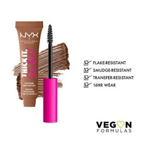 NYX Professional Makeup Thick It Stick It Mascara sourcils Auburn Mascara