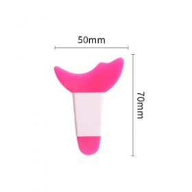 Lot de 2 applicateurs de mascara - Outil de maquillage pour fard à paupières - Outil de maquillage en silicone - Guide de cil