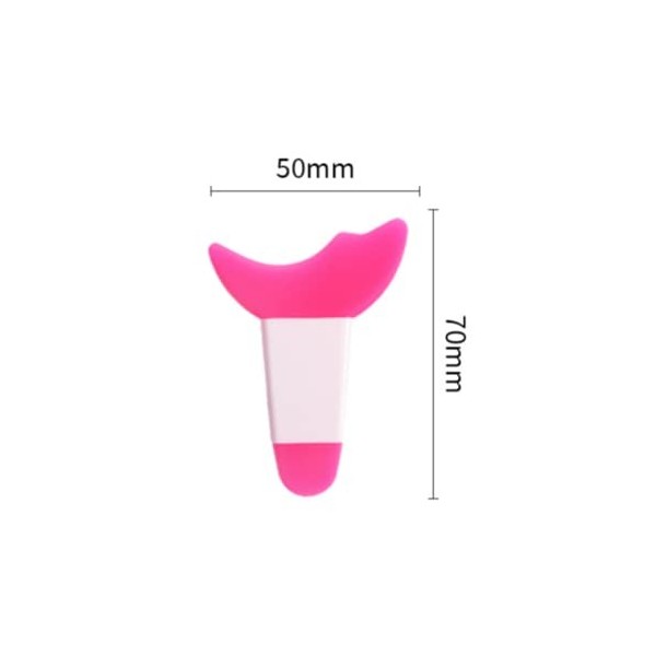 Lot de 2 applicateurs de mascara - Outil de maquillage pour fard à paupières - Outil de maquillage en silicone - Guide de cil