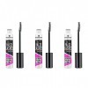 Essence The False Lashes Lot de 3 mascaras volume et courbe pour cils Noir 10 ml